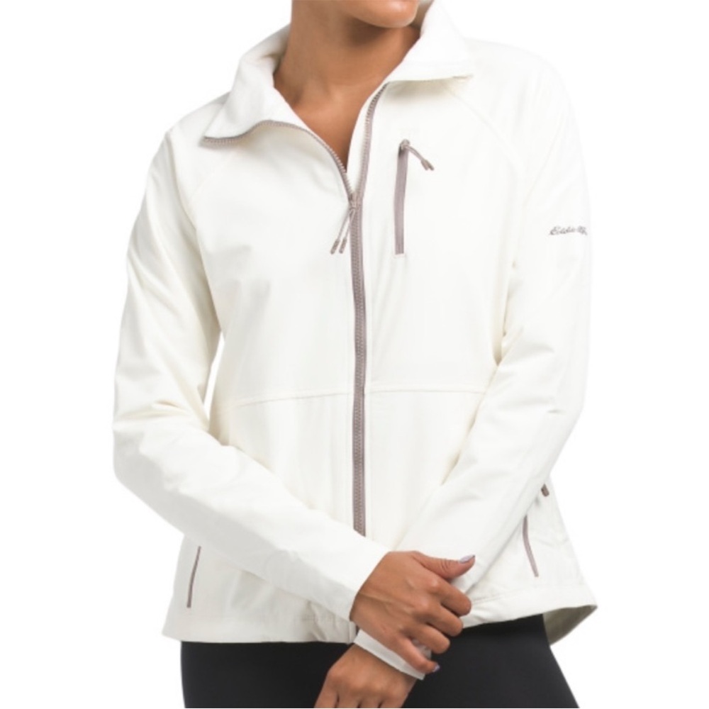 NWT Eddie Bauer Flint Lined Softshell Jacket